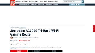 
                            1. Jetstream AC3000 Tri-Band Wi-Fi Gaming Router Review & Rating ...