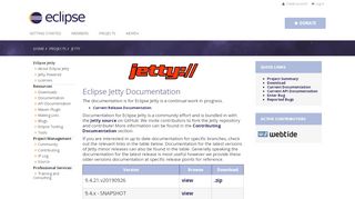 
                            3. Jetty - Servlet Engine and Http Server - eclipse.org