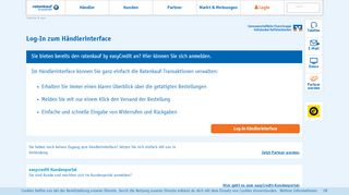 
                            4. Jetzt anmelden - Login für Händler | ratenkauf by easyCredit