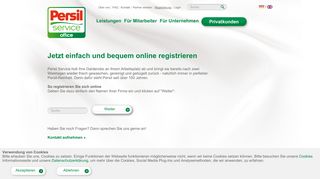 
                            3. Jetzt einfach und bequem online ... - persil-service.de