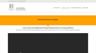 
                            5. Jetzt LR Partner werden - LR Berater werden + Nebenbei €