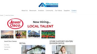 
                            2. Jewel-Osco Careers - Albertsons Companies