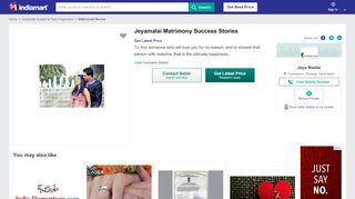 
                            4. Jeyamalai Matrimony Success Stories in Tambaram, Chennai ...