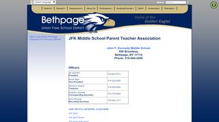 
                            9. JFK Middle ... - Bethpage Union Free School District Students/Parents