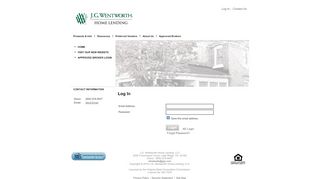 
                            3. J.G. Wentworth Home Lending, LLC : Login