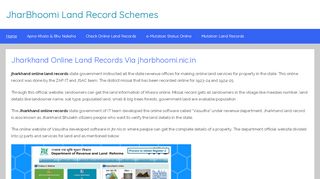 
                            7. Jharkhand Online Land Records via jharbhoomi.nic.in