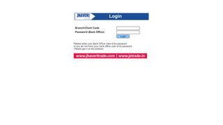 
                            2. Jhaverisecurities Ltd - LoginPage