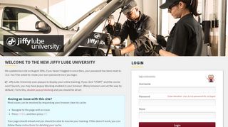 
                            6. Jiffy Lube University > Disabling Popup Blocking