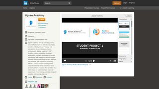 
                            8. Jigsaw Academy | SlideShare