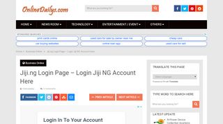 
                            2. Jiji.ng Login Page - Login Jiji NG Account Here - ONLINE ...