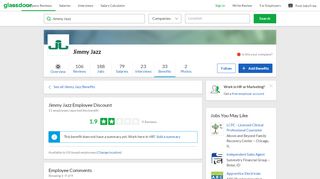 
                            4. Jimmy Jazz Employee Benefit: Employee Discount | Glassdoor