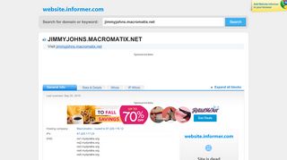 
                            4. jimmyjohns.macromatix.net at Website Informer. Visit ...