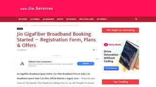 
                            8. Jio GigaFiber Broadband Registration Form …