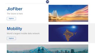 
                            4. Jio Network - JioFiber Internet Connection & Jio 4G