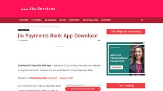 
                            5. Jio Payments Bank App Download - JIO Services …