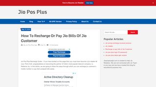 
                            9. Jio Pos Plus Recharge - How To Recharge or Pay Bills Of ...