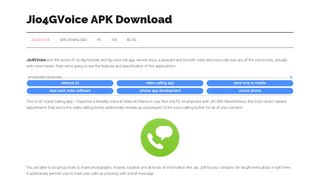 
                            7. Jio4GVoice APK 4.1.4 Download – Official Site