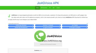 
                            1. Jio4GVoice APK Download for Android, iOS, PC