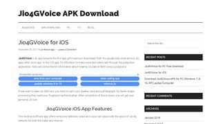 
                            8. Jio4GVoice for iOS - Jio4GVoice APK Download