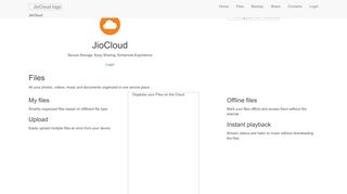 
                            3. JioCloud - Secure Cloud Storage for your Photos, Videos ...