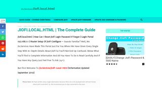 
                            9. Jiofi.Local.html [April 2019] Username and JioFi Login ...