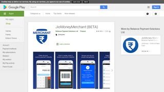 
                            7. JioMoneyMerchant (BETA) - Apps on Google Play