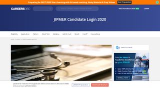 
                            6. JIPMER Candidate Login 2019 (MBBS & MD/MS) – UG/ …