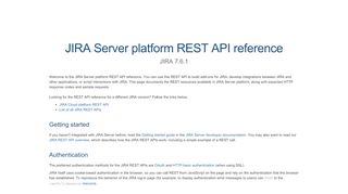 
                            7. JIRA 7.6.1 - docs.atlassian.com