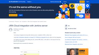 
                            7. JIRA Cloud integration with Jenkins server