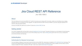 
                            8. Jira Cloud REST API Reference - Atlassian