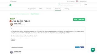 
                            7. Jira Login Failed : Freshdesk