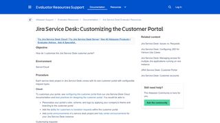 
                            11. Jira Service Desk: Customizing the Customer Portal ...