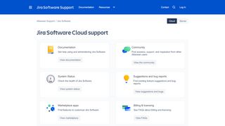 
                            3. Jira Software Cloud support resources