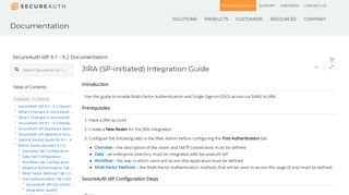 
                            8. JIRA (SP-initiated) Integration Guide - SecureAuth IdP 9.1 - 9.2 ...