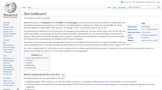 
                            8. Jive (software) - Wikipedia