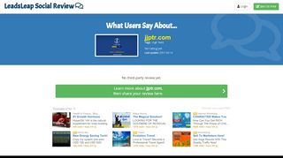 
                            6. Jjptr.com Review - What Users Say? - LeadsLeap