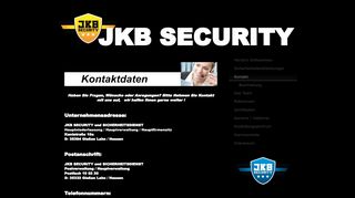 
                            6. JKB SECURITY und SICHERHEITSDIENST - Kontakt