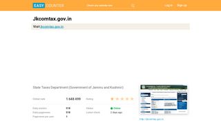 
                            5. Jkcomtax.gov.in: State Taxes Department (Government of ...