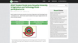 
                            6. JKUAT Student Portal: Jomo Kenyatta University of ...