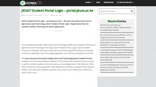 
                            1. JKUAT Student Portal Login - portal.jkuat.ac.ke