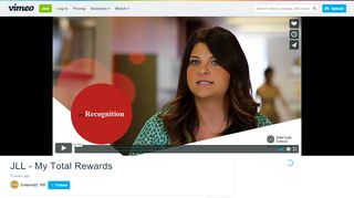 
                            7. JLL - My Total Rewards on Vimeo