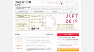 
                            8. JLPT Japanese-Language Proficiency Test