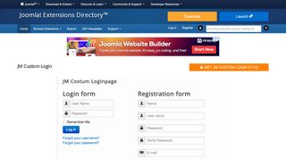 
                            6. JM Custom Login, by Gertjan Mulder - Joomla Extension ...