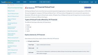 
                            11. JM Financial Mutual Fund - JM Financial Latest NAV, Top ...