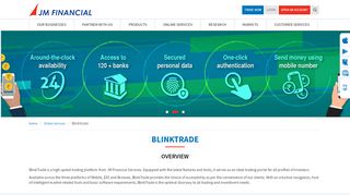 
                            2. JM Financial Services - BlinkTrade Online Share Trading India