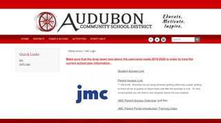 
                            3. JMC Login - Audubon Community Schools