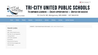 
                            1. JMC: Online Parent Access - Districtwide Parent Information - Tri-City ...