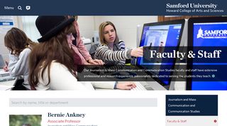 
                            6. JMC/CS Faculty and Staff | Samford University