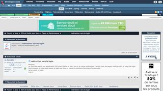 
                            3. [JMeter] redirection vers le login - developpez.net