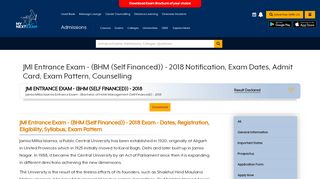 
                            9. JMI Entrance Exam - (BHM (Self Financed)) 2018 Application ...